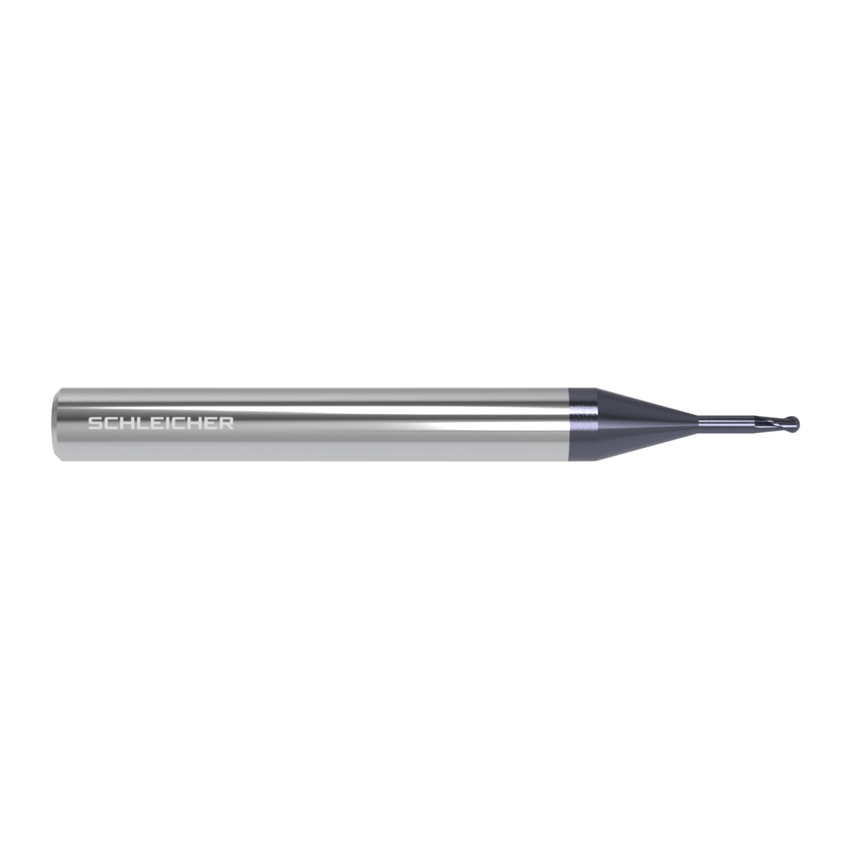 Solid carbide ball nose endmill long neck (Micro)