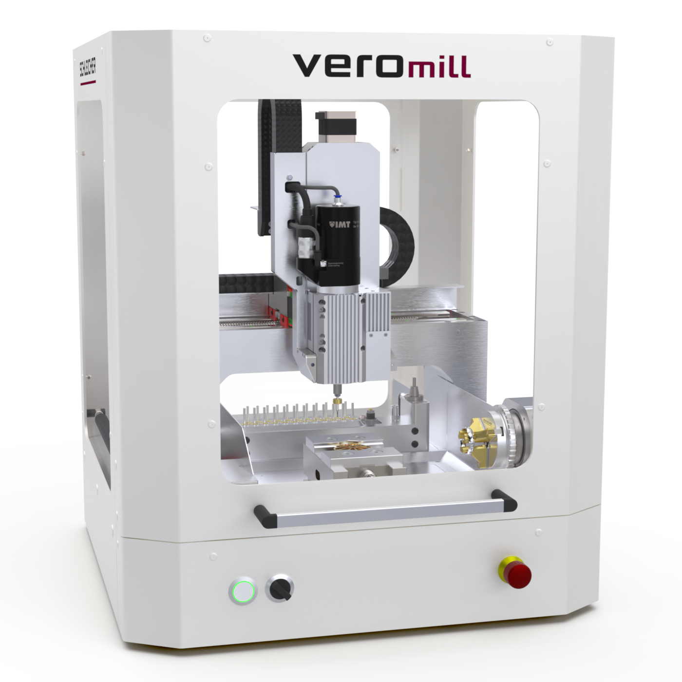 compact machining center and cnc milling and engraving machine for jewelry, signs, micromachining, micromilling, stamping, microfluidics and more: veromill